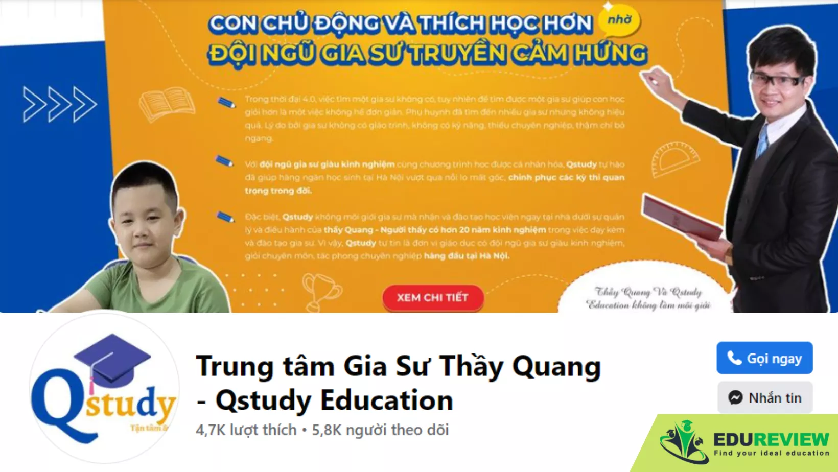 Gia sư Hà Nội Thầy Quang