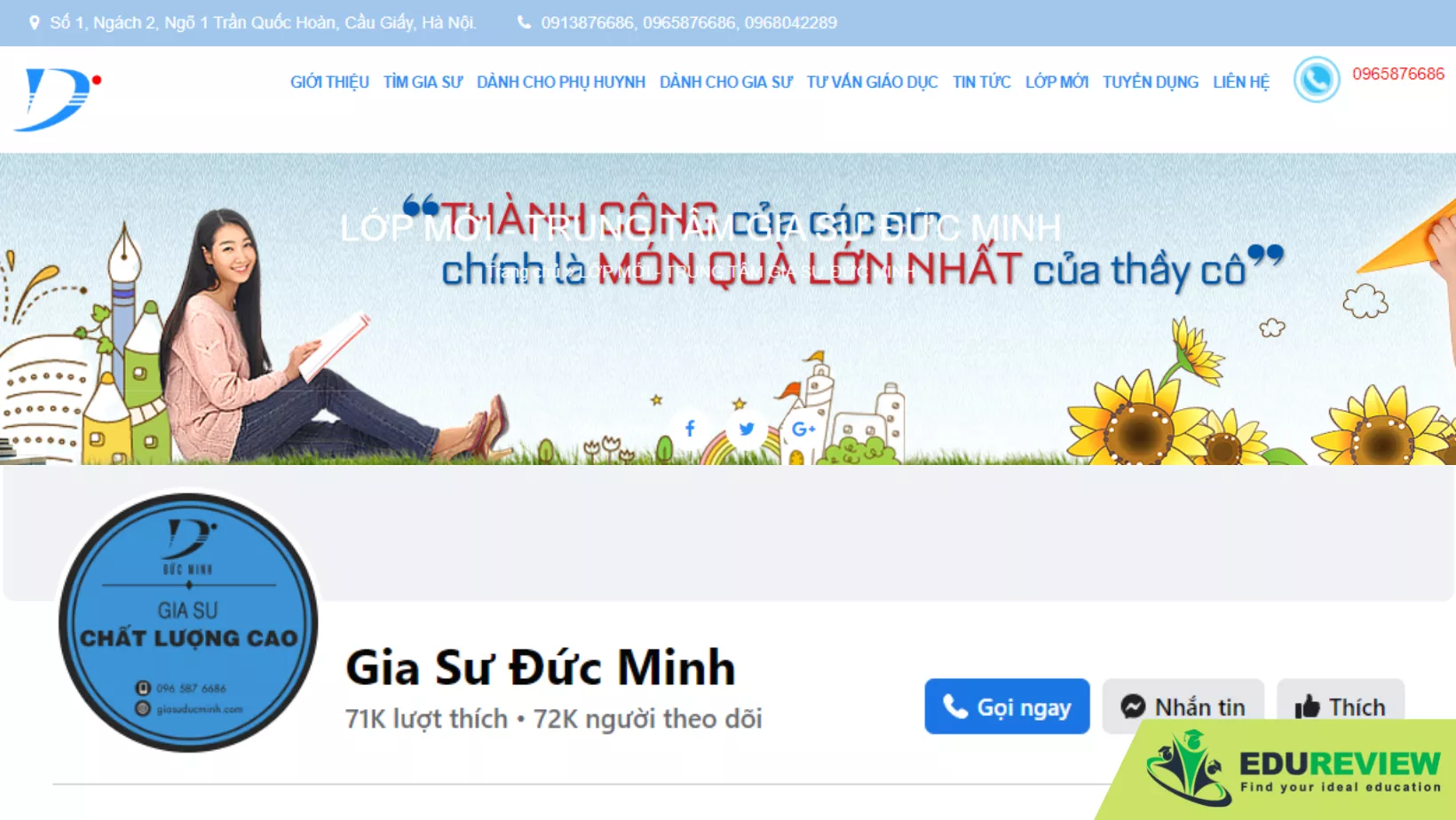 Gia sư Hà Nội Đức Minh