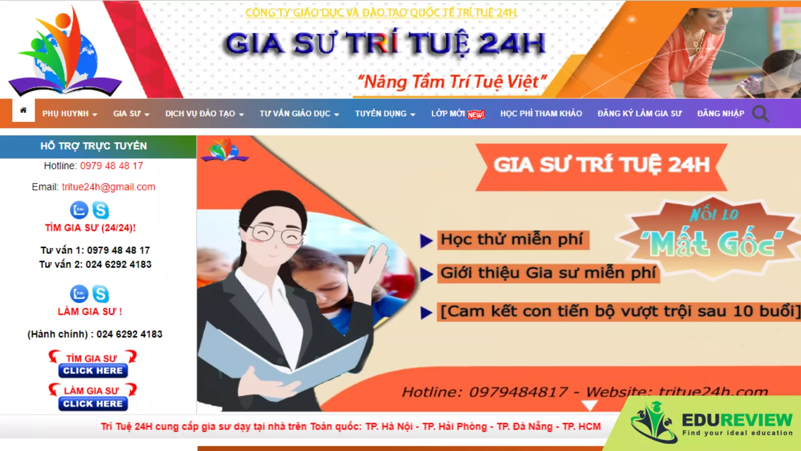 Gia sư Trí Tuệ 24H