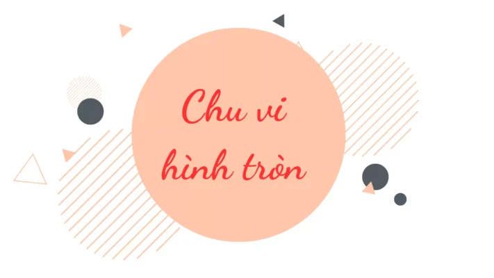 cách tính chu vi hình tròn