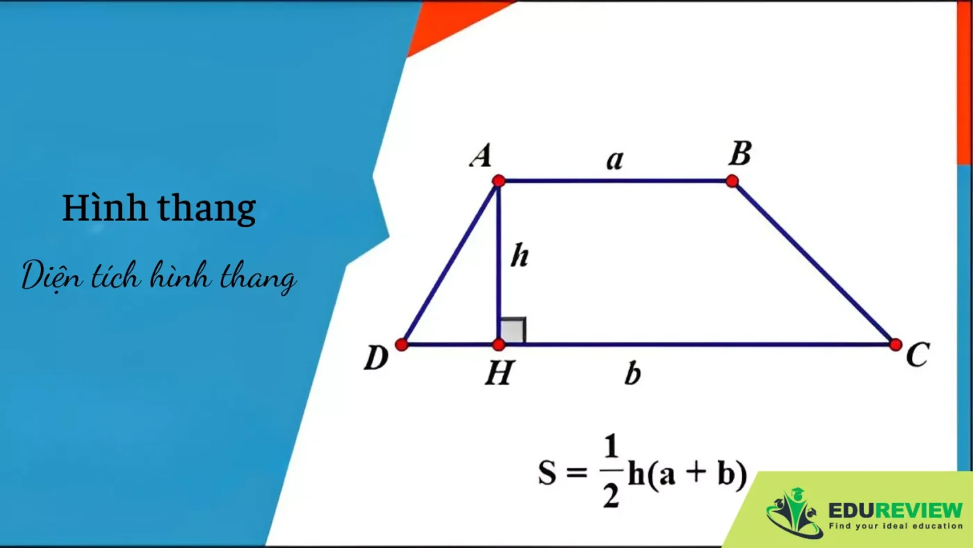 diện tích hình thang vuông